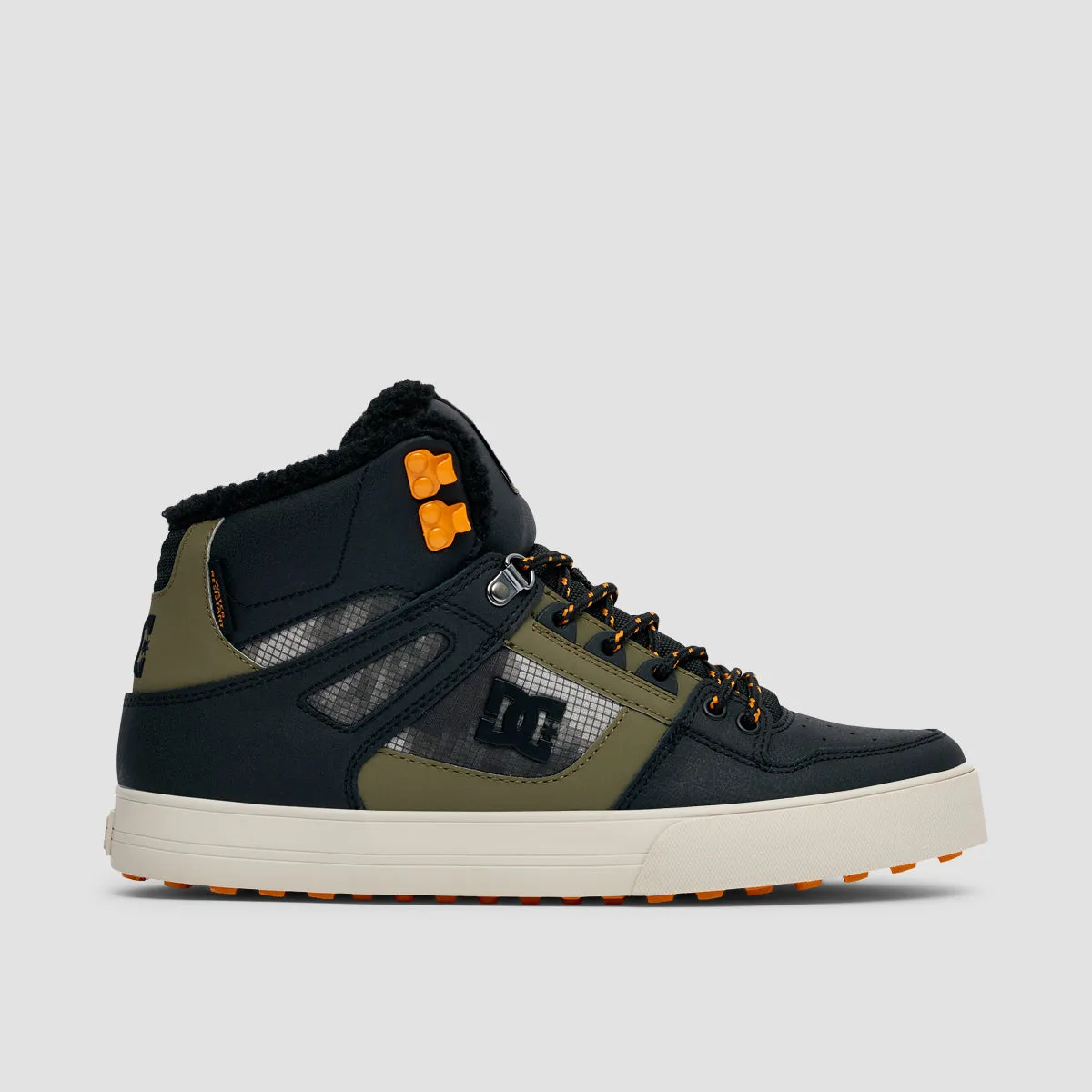 DC Pure HT WC WNT Shoes - Black/Green Print