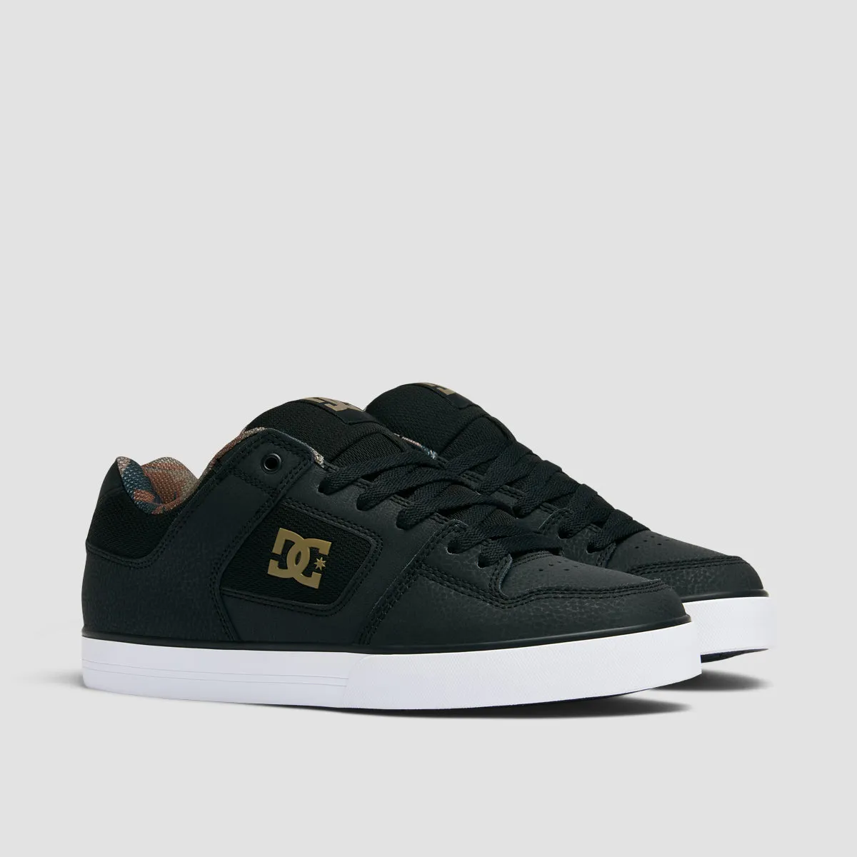DC Pure Shoes - Black/Black/Green