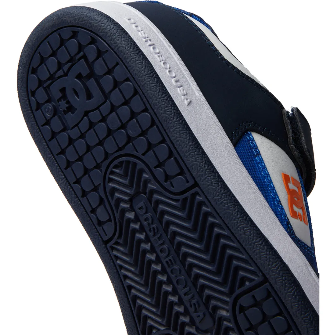 DC Youth Manteca 4 V Shoes - Shady Blue/Orange