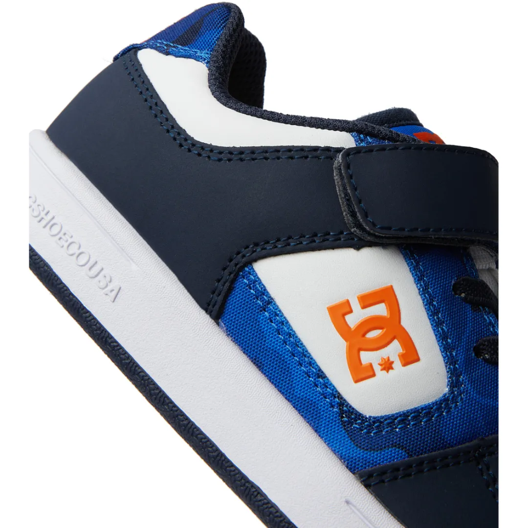DC Youth Manteca 4 V Shoes - Shady Blue/Orange
