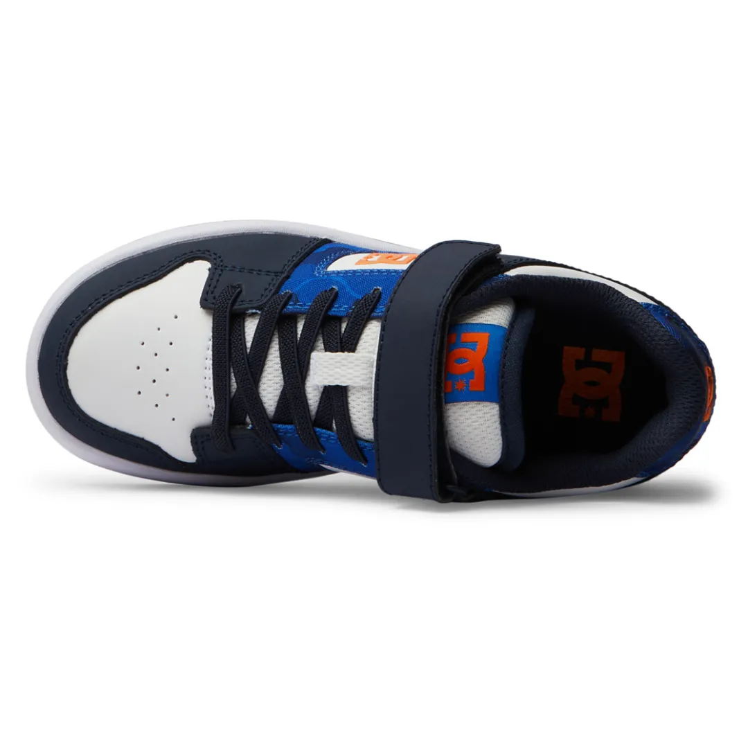 DC Youth Manteca 4 V Shoes - Shady Blue/Orange