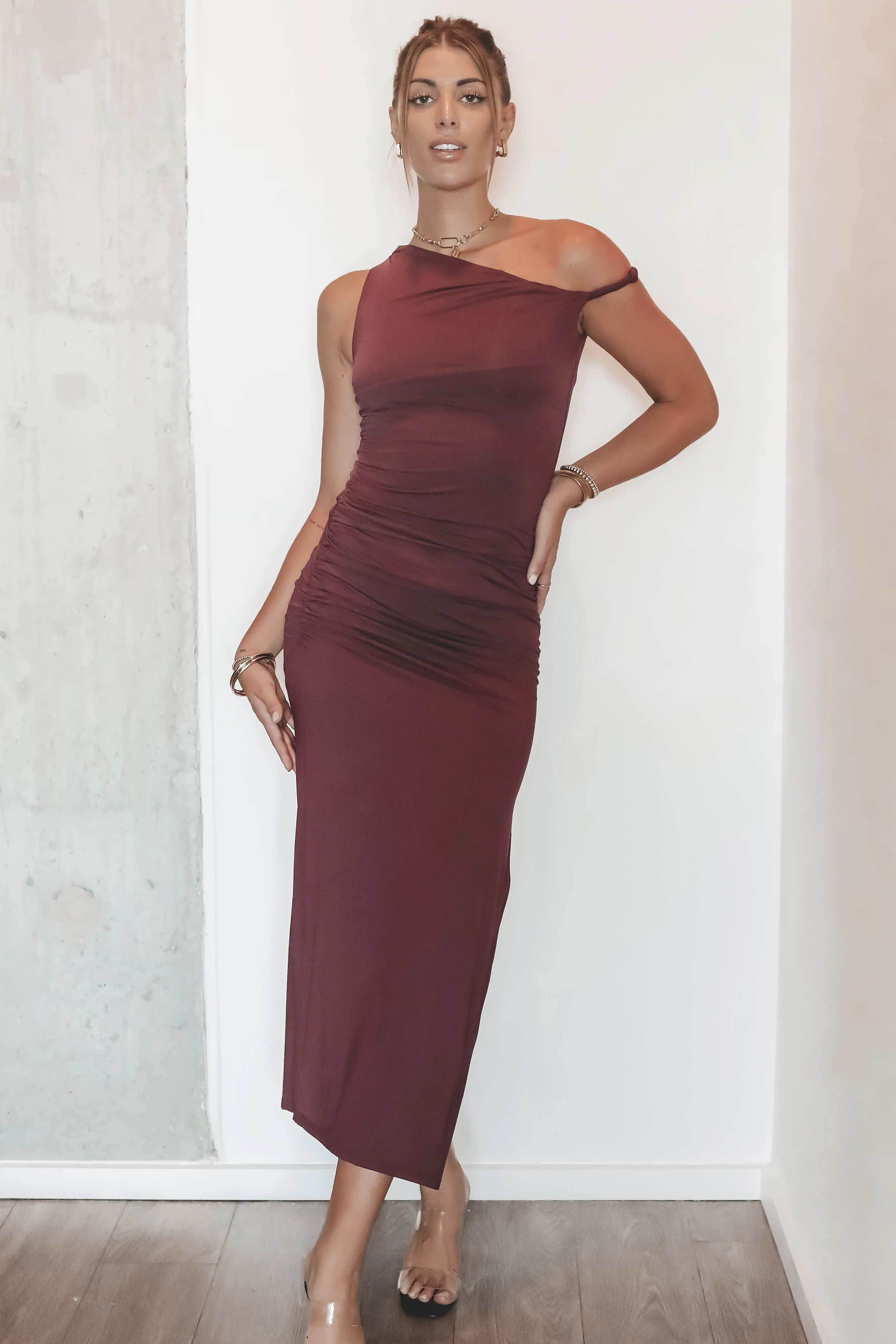 DEAL A Nice Glass Of Merlot Maxi Dress