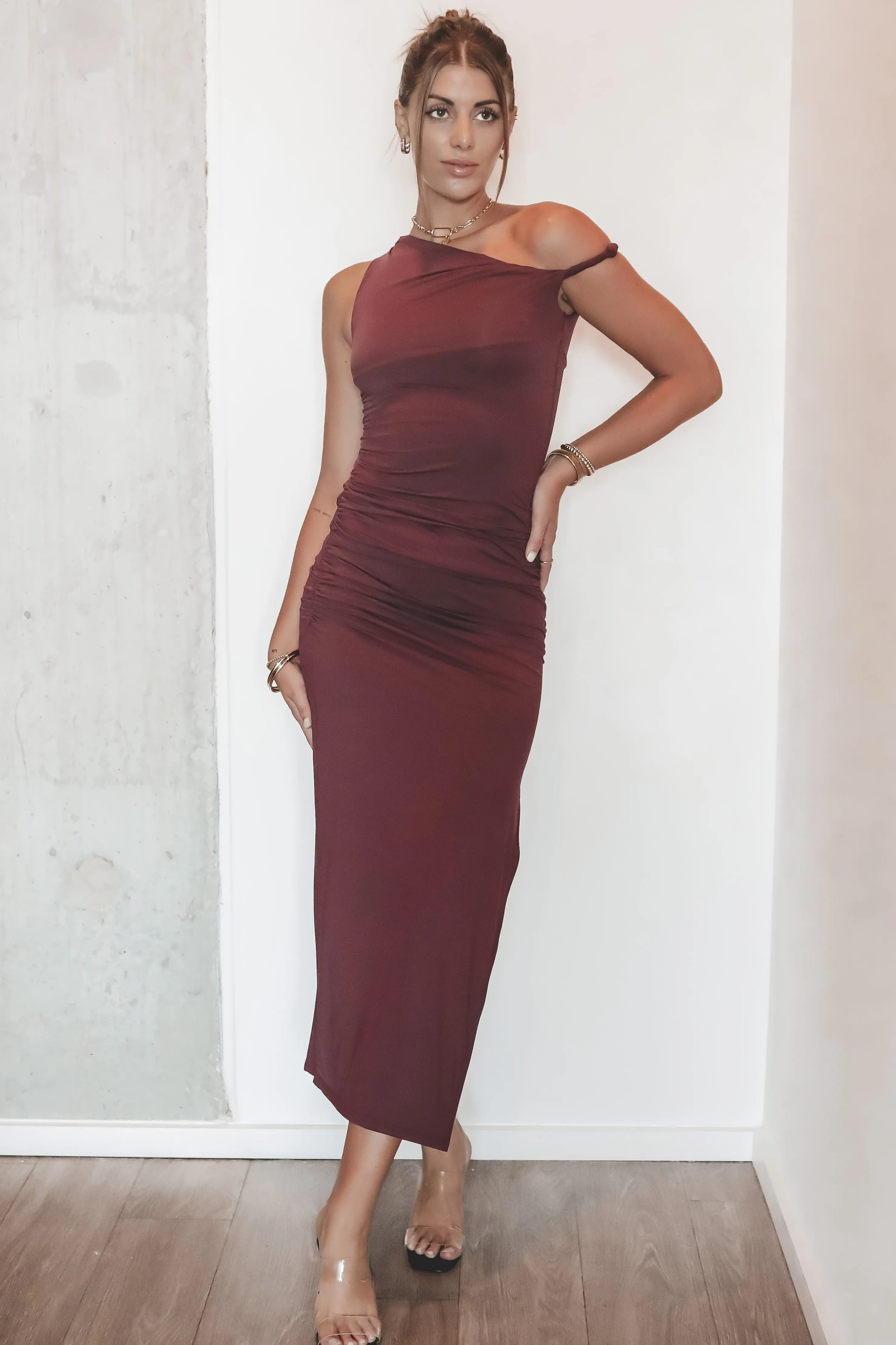 DEAL A Nice Glass Of Merlot Maxi Dress