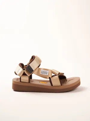 depa-v2 velcro strap sandal - tan