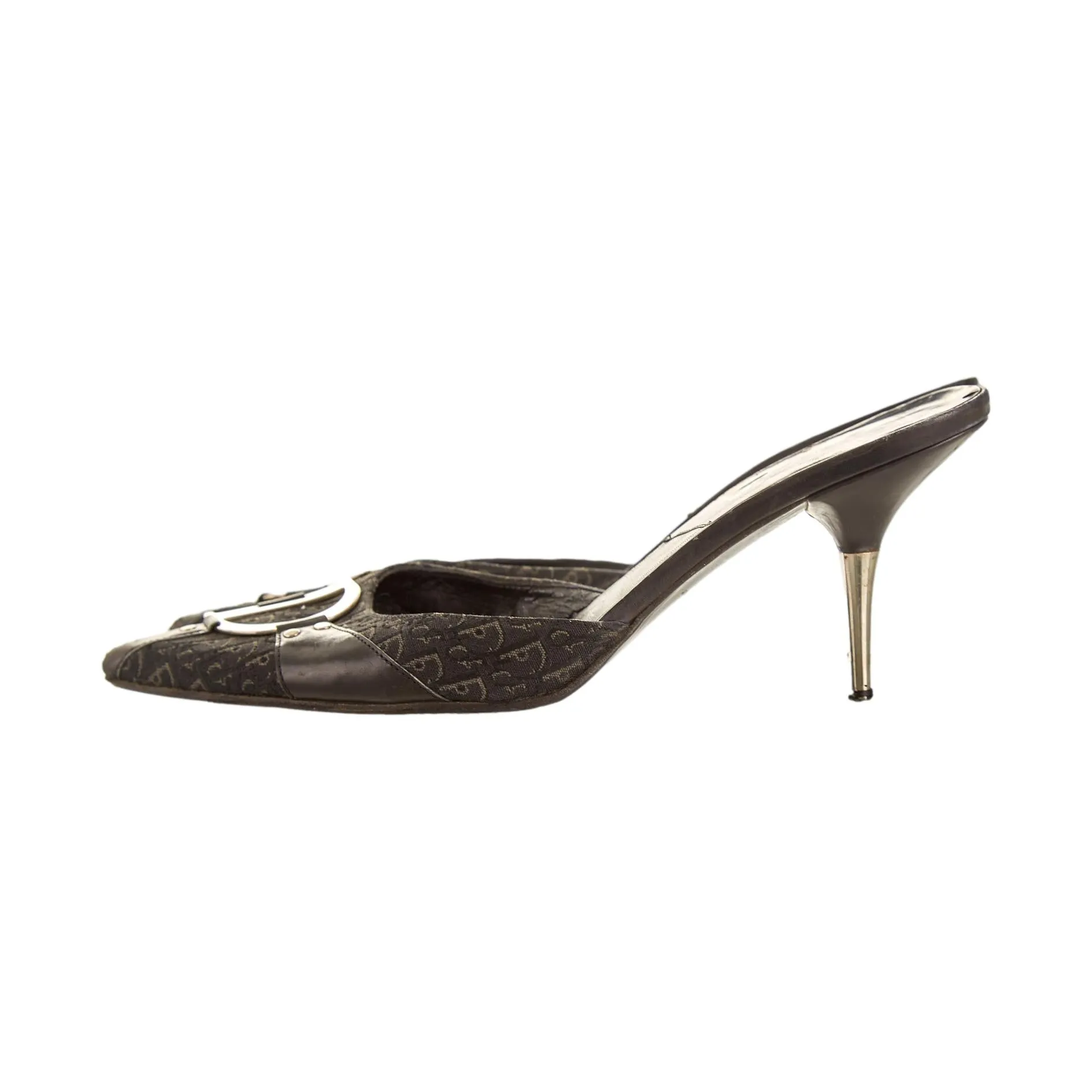 Dior Black Logo 'CD' Heels