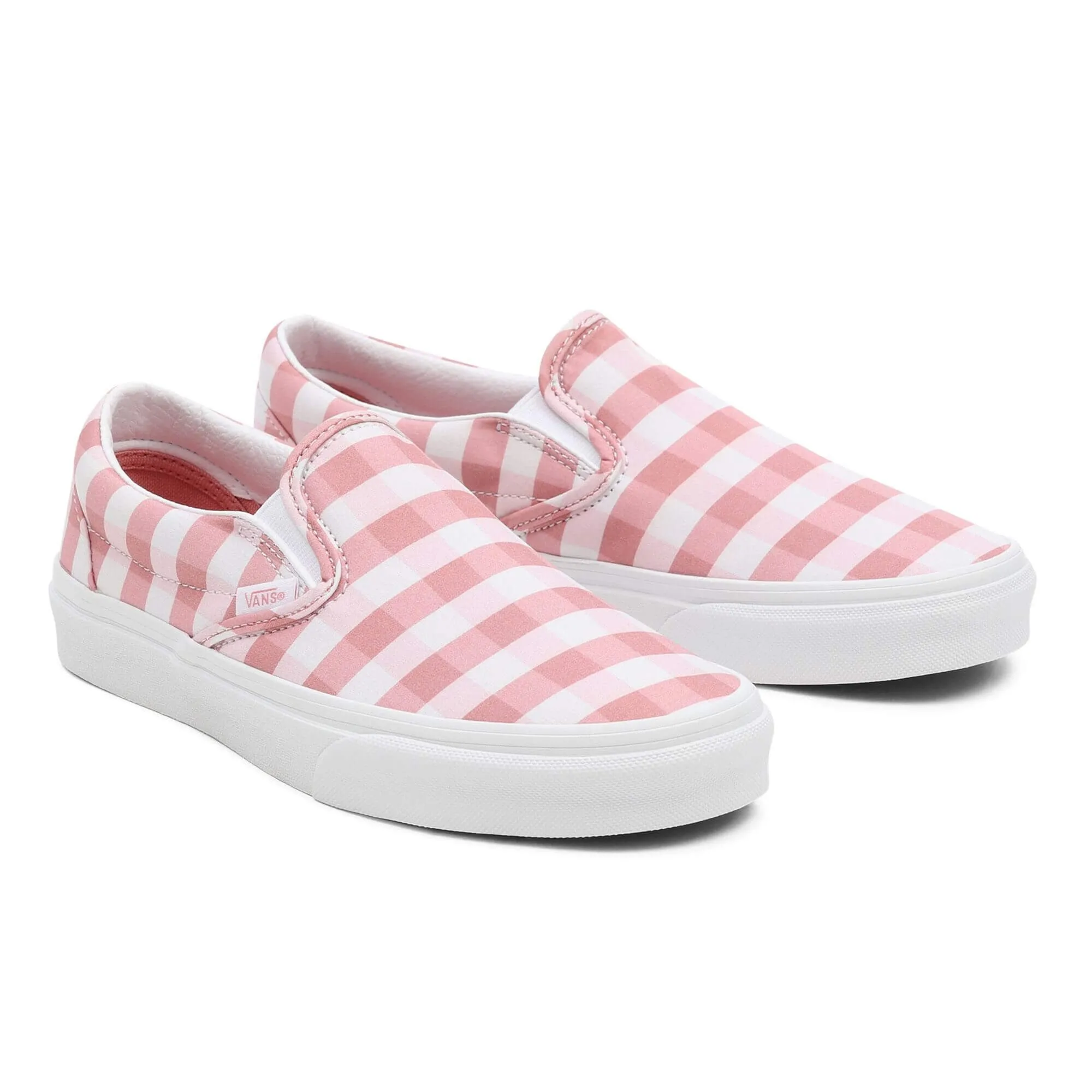 Dámske tenisky Vans Gingham Classic Slip-On Shoes Gingham Rosette/True White