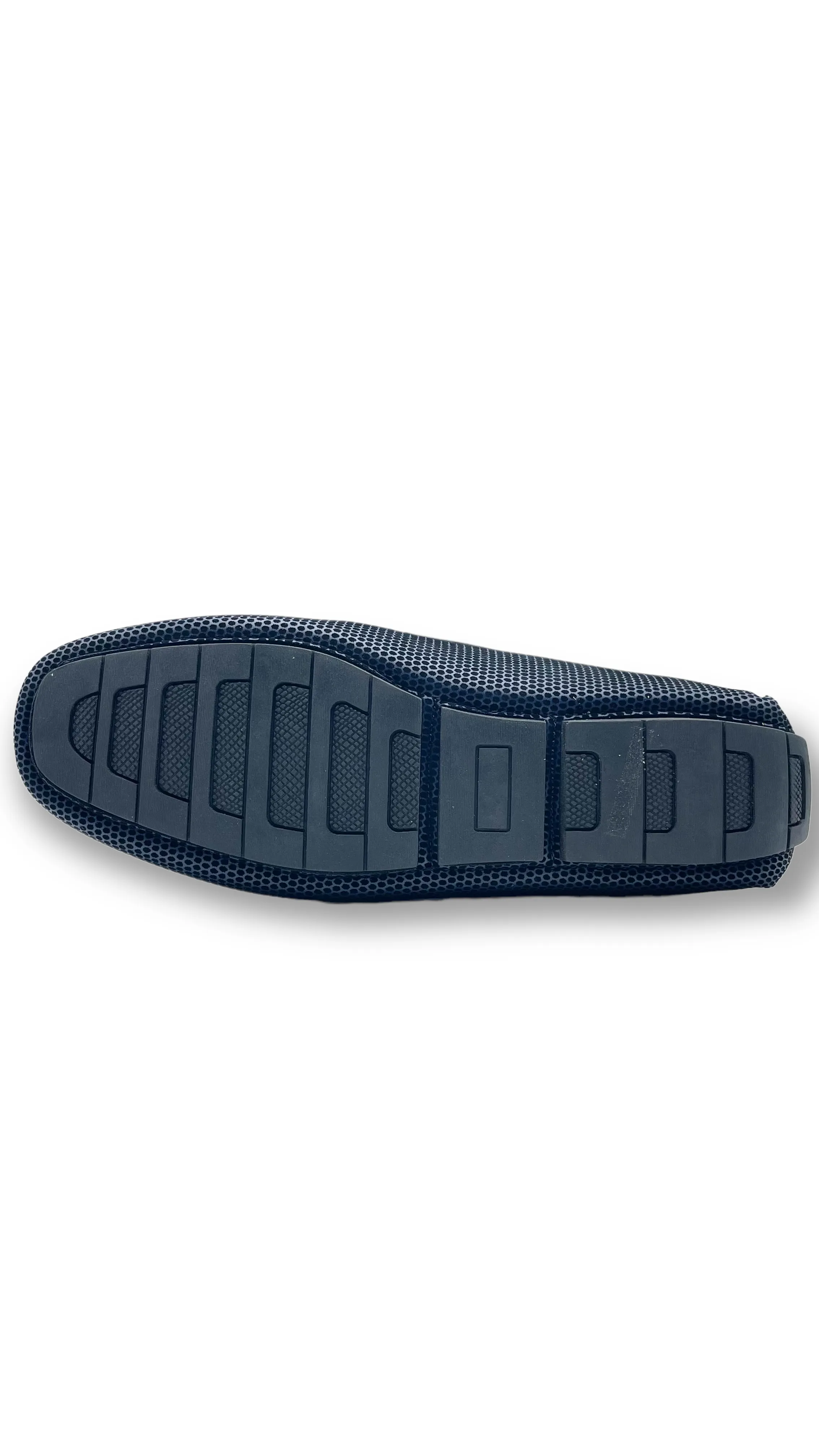 Dot Blue Leather Loafers