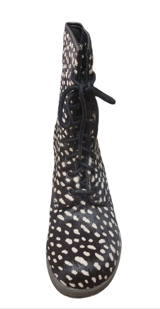 Dr. Martens Women's Black Pony Hair Darcie 3.5" Heel Boots Size US 10 NWB