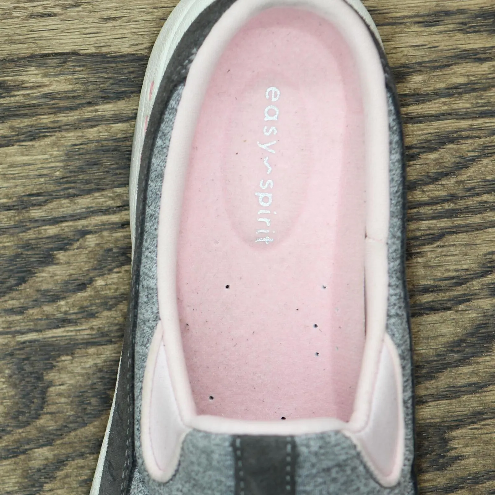 Easy Spirit Traveltime Mule Womens Slip On Shoes Medium Gray 9M
