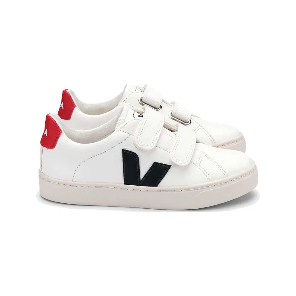 Esplar-Velcro Chromefr Leath Extra-White Nautico