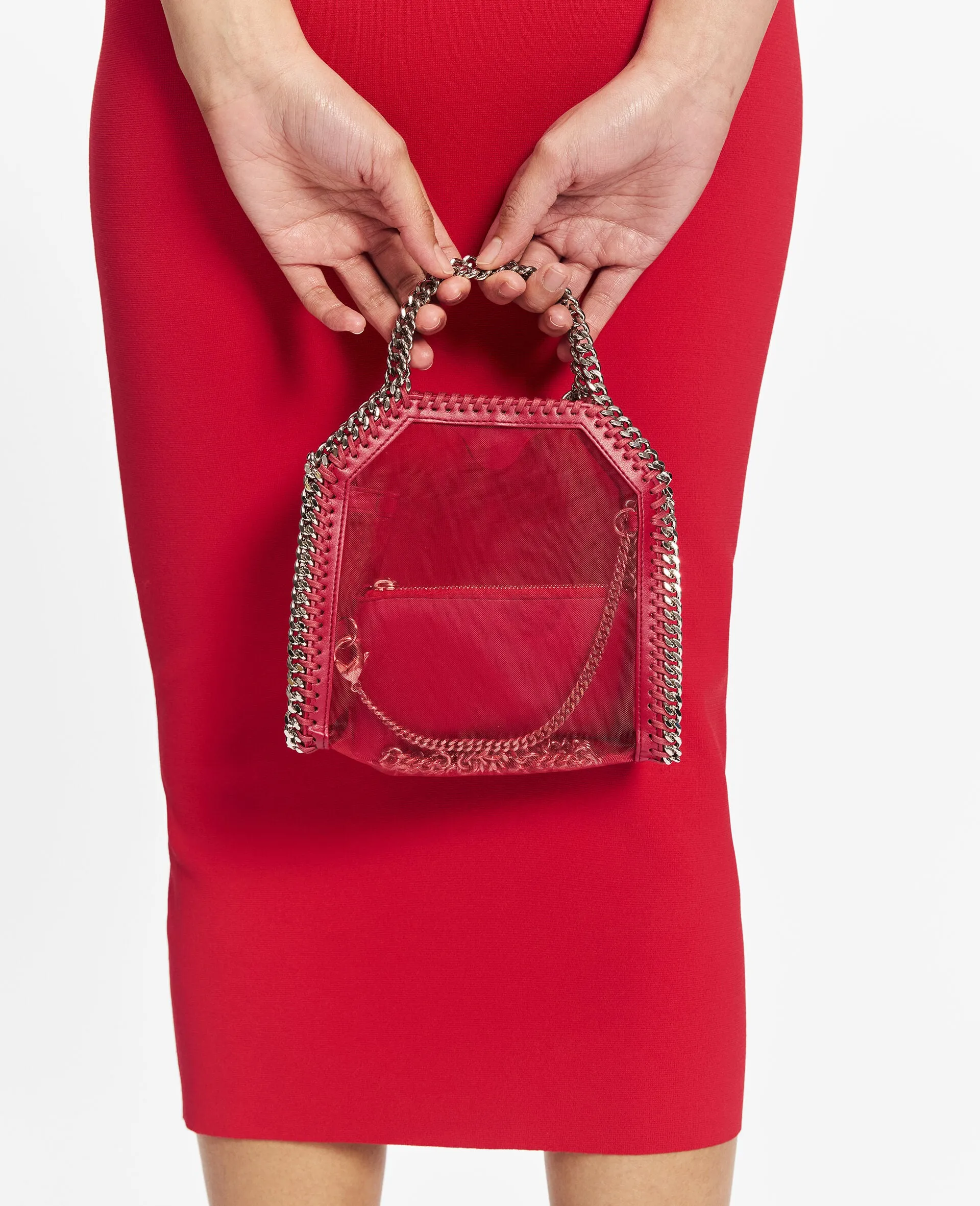 Falabella Mesh Tiny Tote