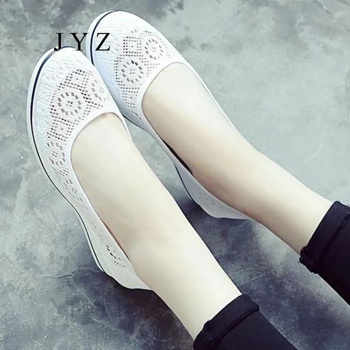 Fashion New Womens Flats Casual Soft Shoes