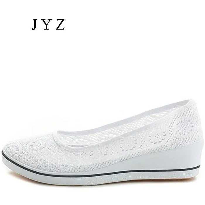 Fashion New Womens Flats Casual Soft Shoes