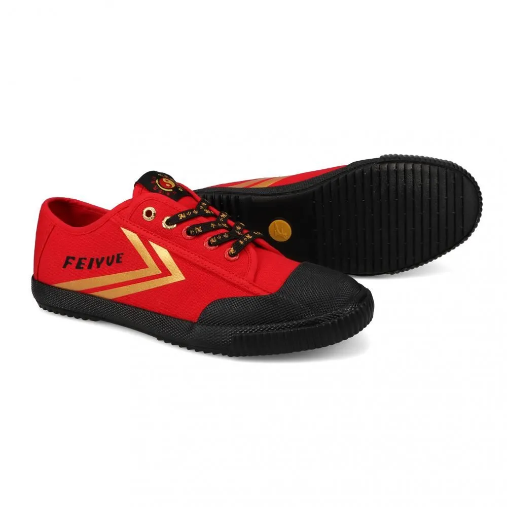 Feiyue Footwear Feiyue x Bruce Lee 1920 Martial Arts/Gym/Lifing Shoes - Red / Black / Gold