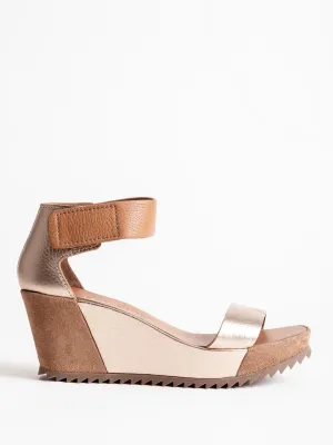 fidelia wedge - hazelnut cervo lame