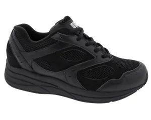 FLARE Black Leather/Mesh