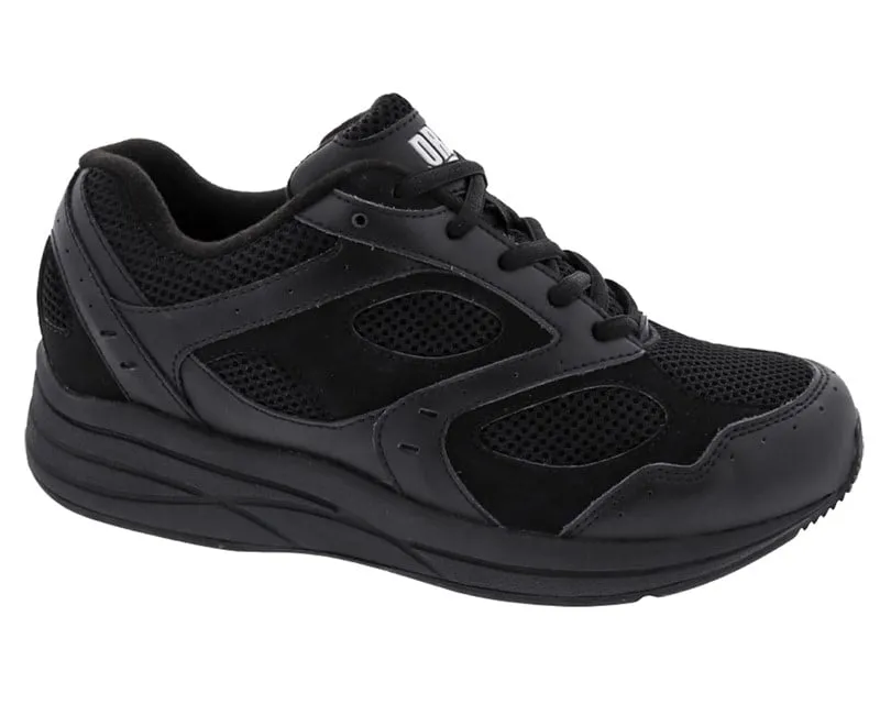 FLARE Black Leather/Mesh