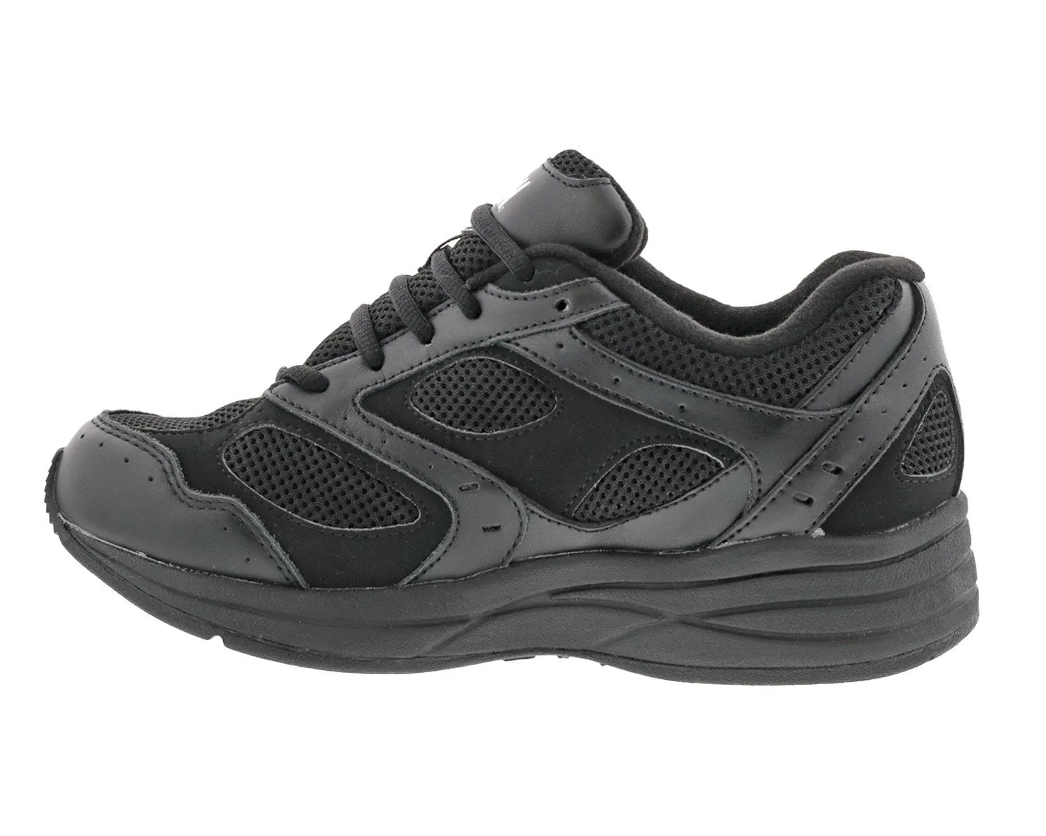 FLARE Black Leather/Mesh