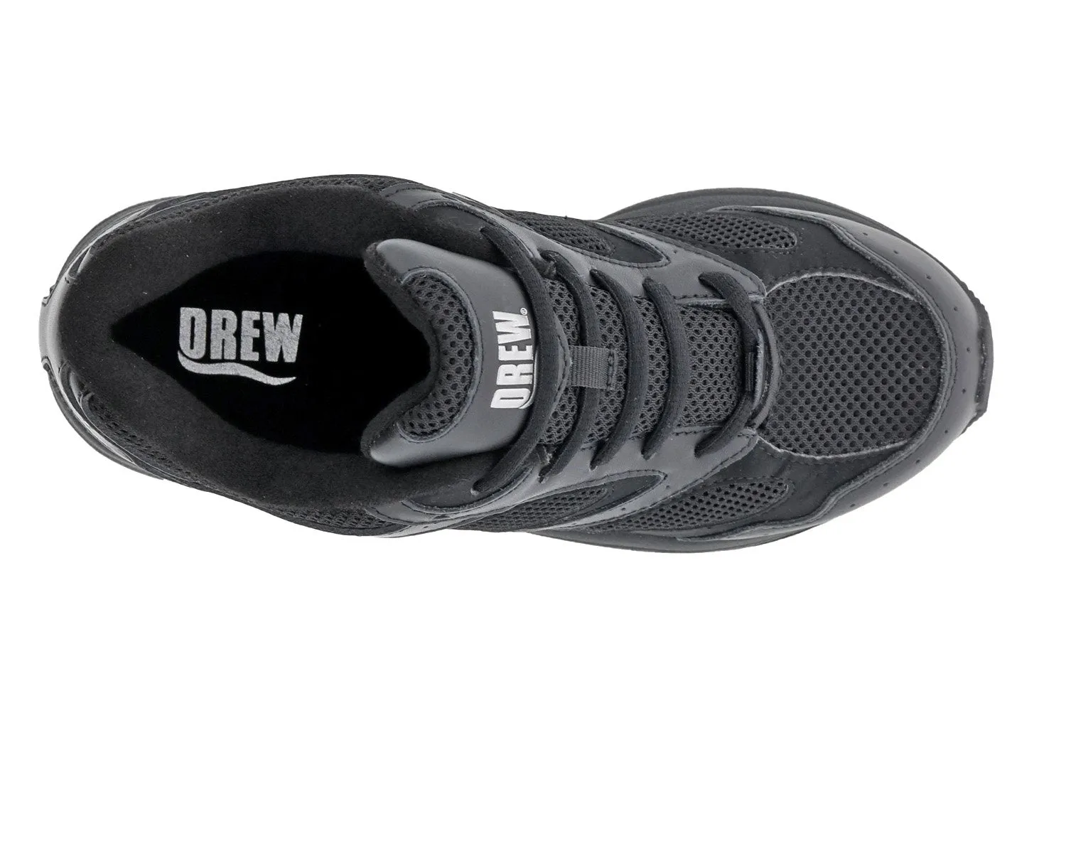 FLARE Black Leather/Mesh