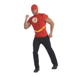 Flash Muscle Chest Costume Top Size Xl