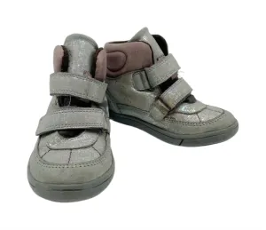 Froddo Tex Velcro metallic silver high tops - toddler size 10