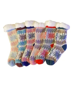 Furry Christmas House Shoe Socks