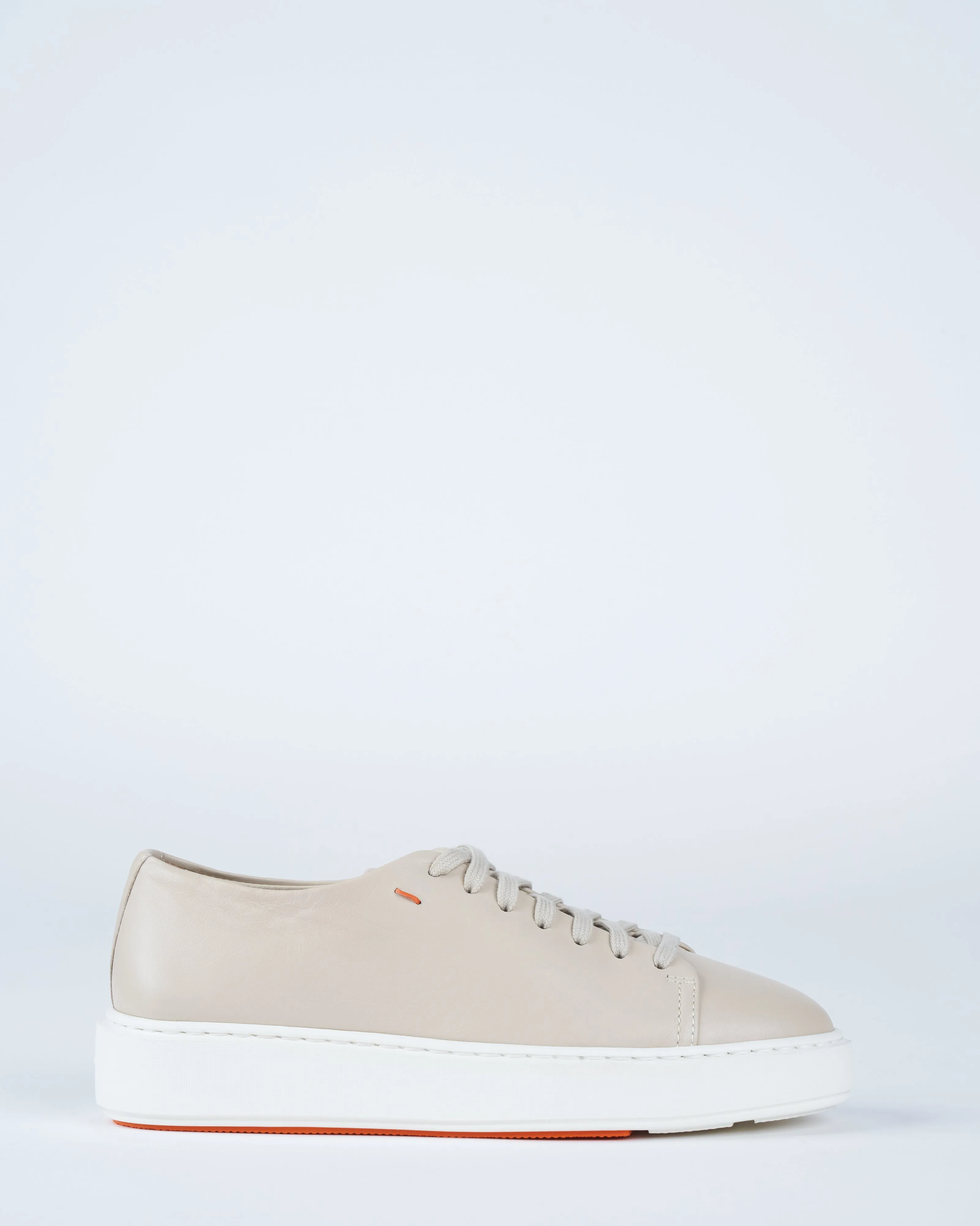 fuzz sneaker - beige leather