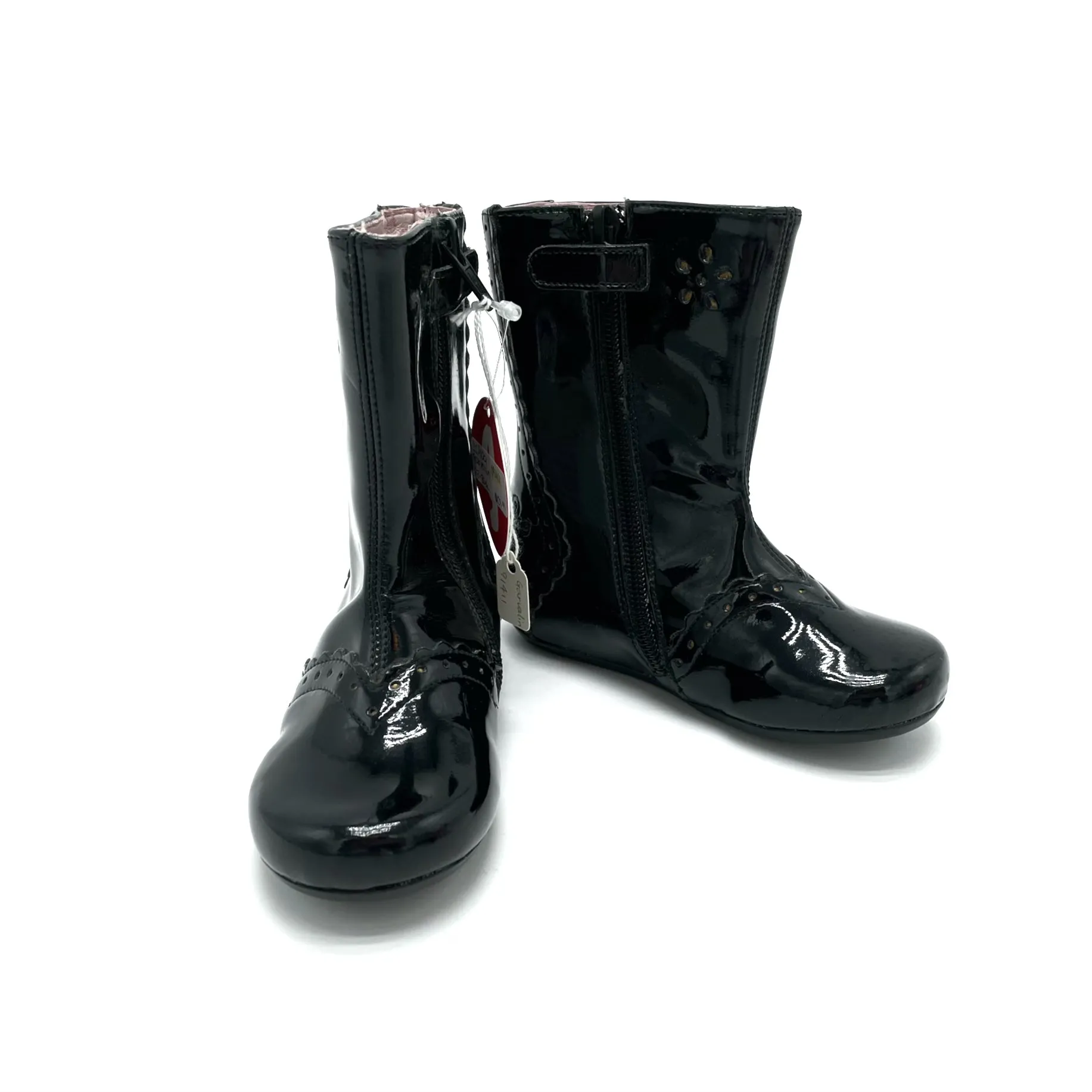 Garvalin patent boots - 23(7) NWT