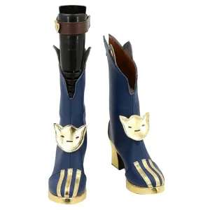 Genshin Impact Diona  Cosplay Shoes Boots Halloween Costumes Accessory Custom Made
