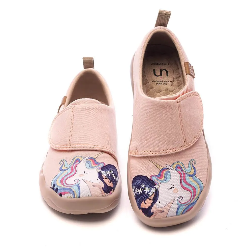 GIRL AND UNICORN Canvas Toledo I Kids
