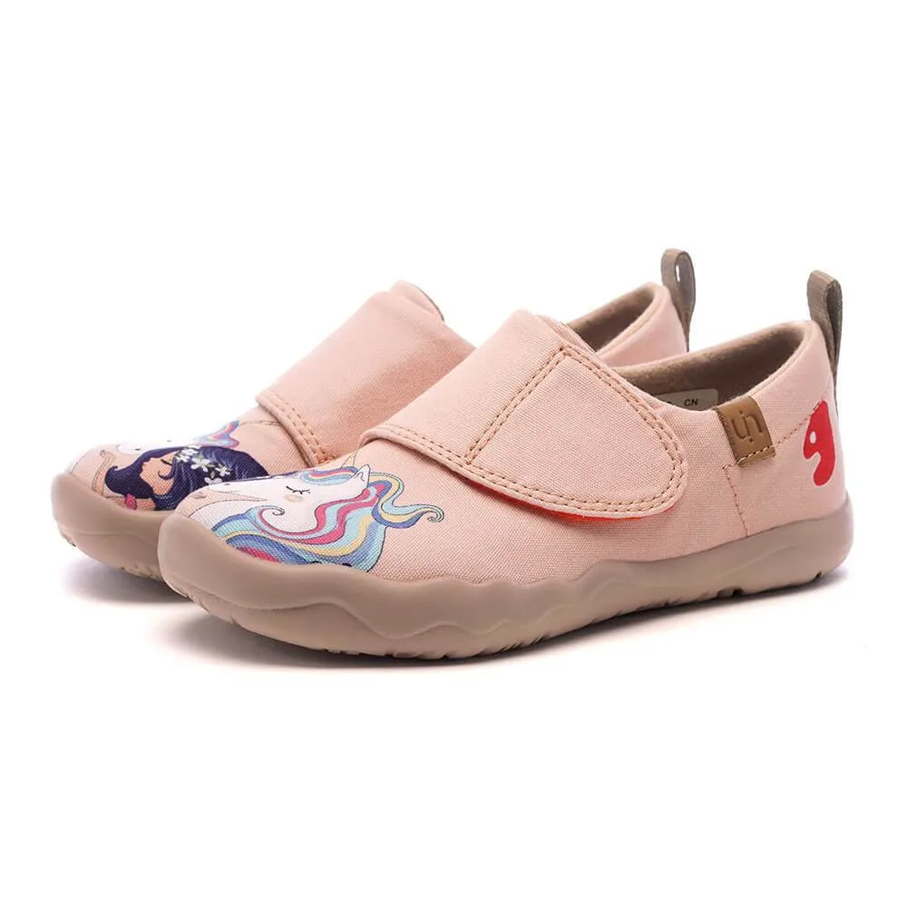 GIRL AND UNICORN Canvas Toledo I Kids