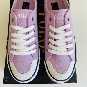 Girls Polo Ralph Lauren Sneakers Canvas 4 kids/6 USA new with tags