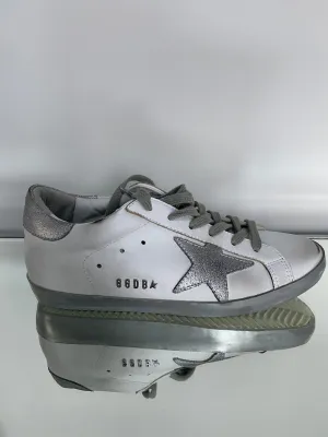 Golden Goose White/Grey Sneakers