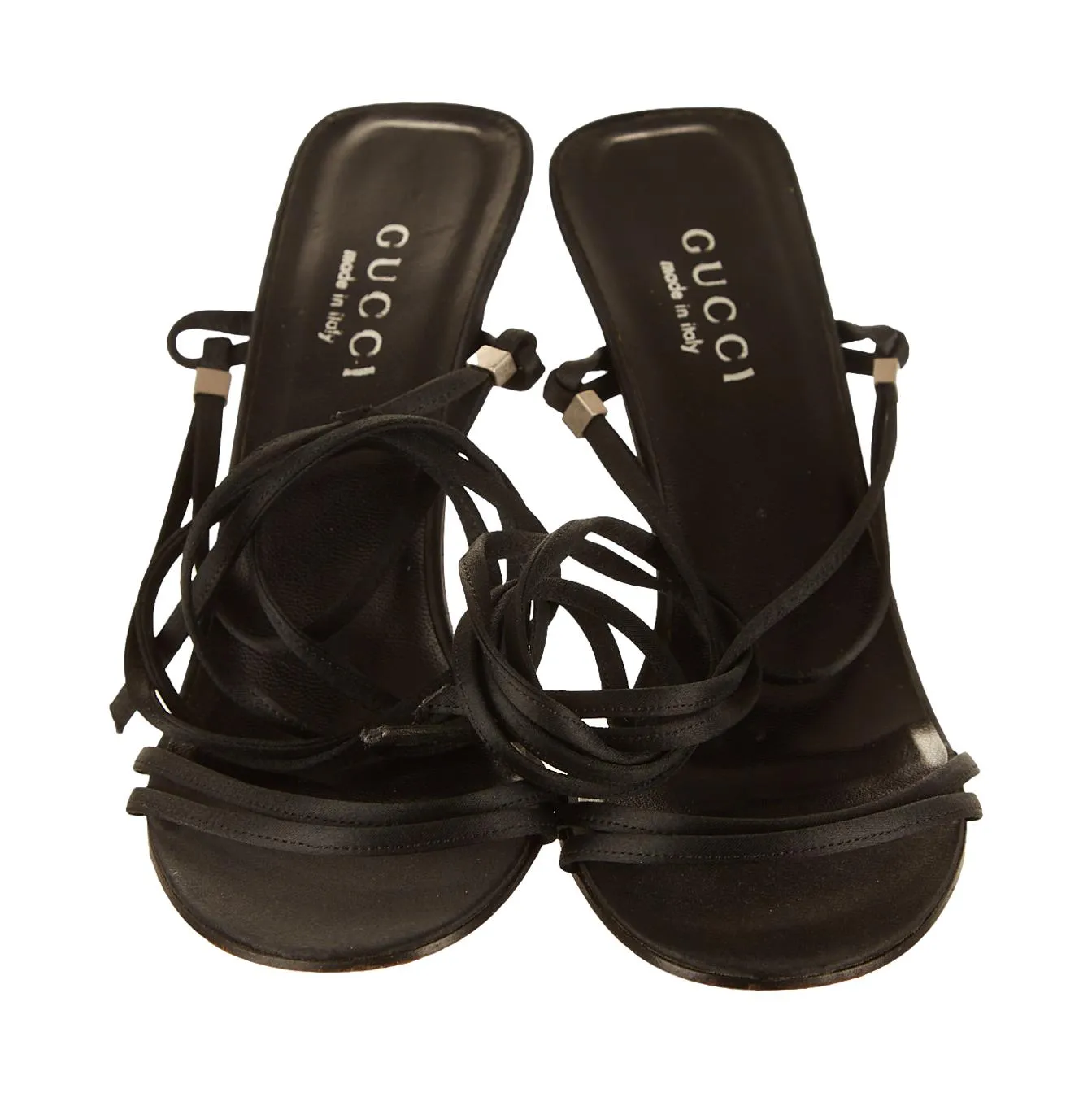 Gucci Black Tie Heels