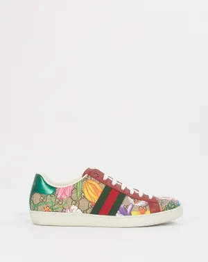 Gucci Multicolour Canvas Ace GG Flora Sneakers - 39.5