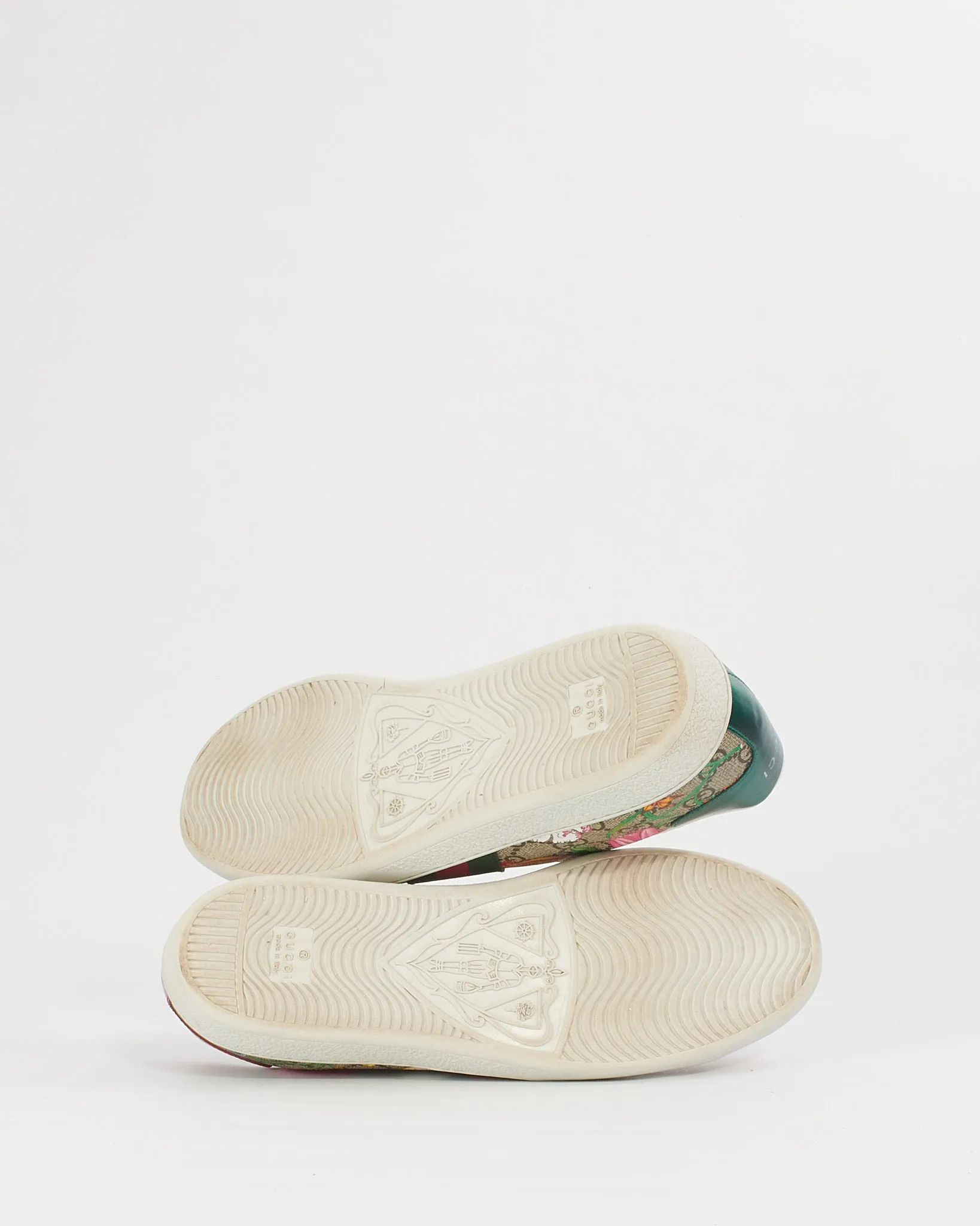 Gucci Multicolour Canvas Ace GG Flora Sneakers - 39.5