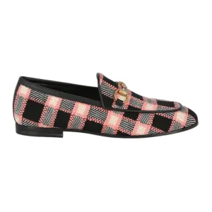 Gucci Shoes, Tweed Check Horsebit Jordaan Loafers (size 36)