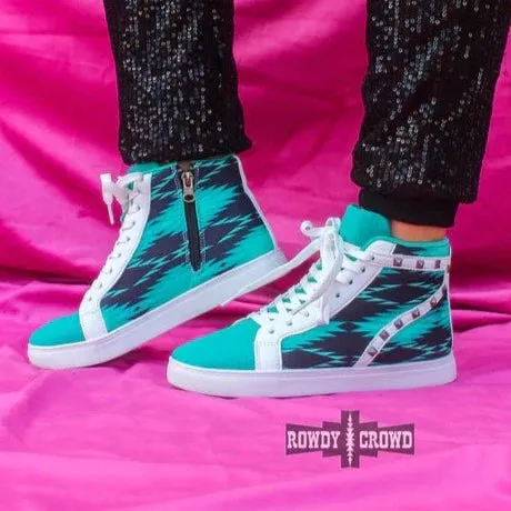 Heartland Hightops Sneaker - Teal