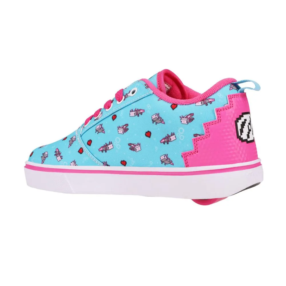 Heelys X Minecraft Pro 20 Shoes - Aqua/Pink/Black