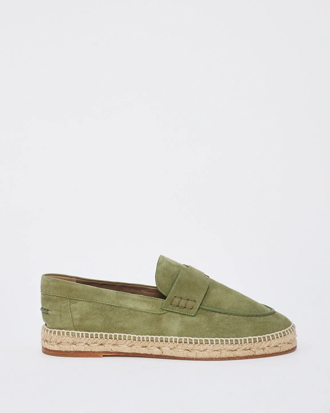 Hermès Green Suede Trip Espadrilles - 40