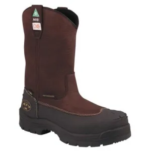 Honeywell 65 Series Safety Footwear, Size 7; Leather; Thermoplastic Urethane, 65396-BRN-070