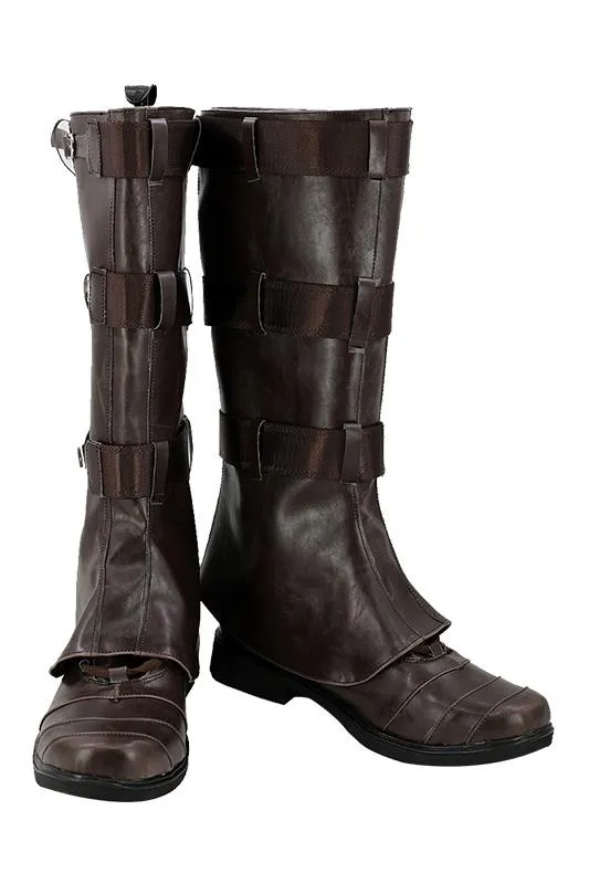 Infinity War Captain America Steven Rogers Cosplay Shoes Boots