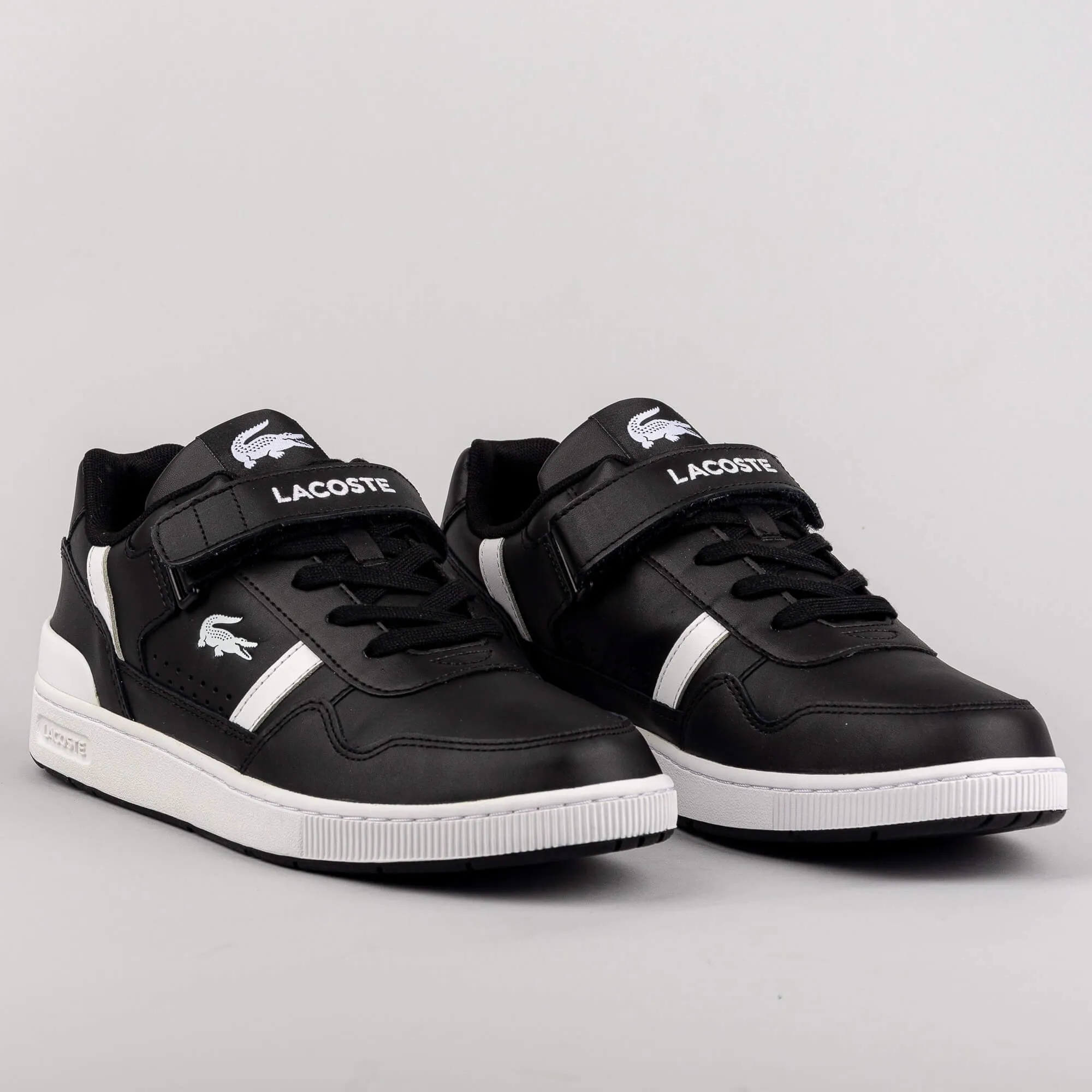 LACOSTE T-CLIP VELCRO BLK/WHT