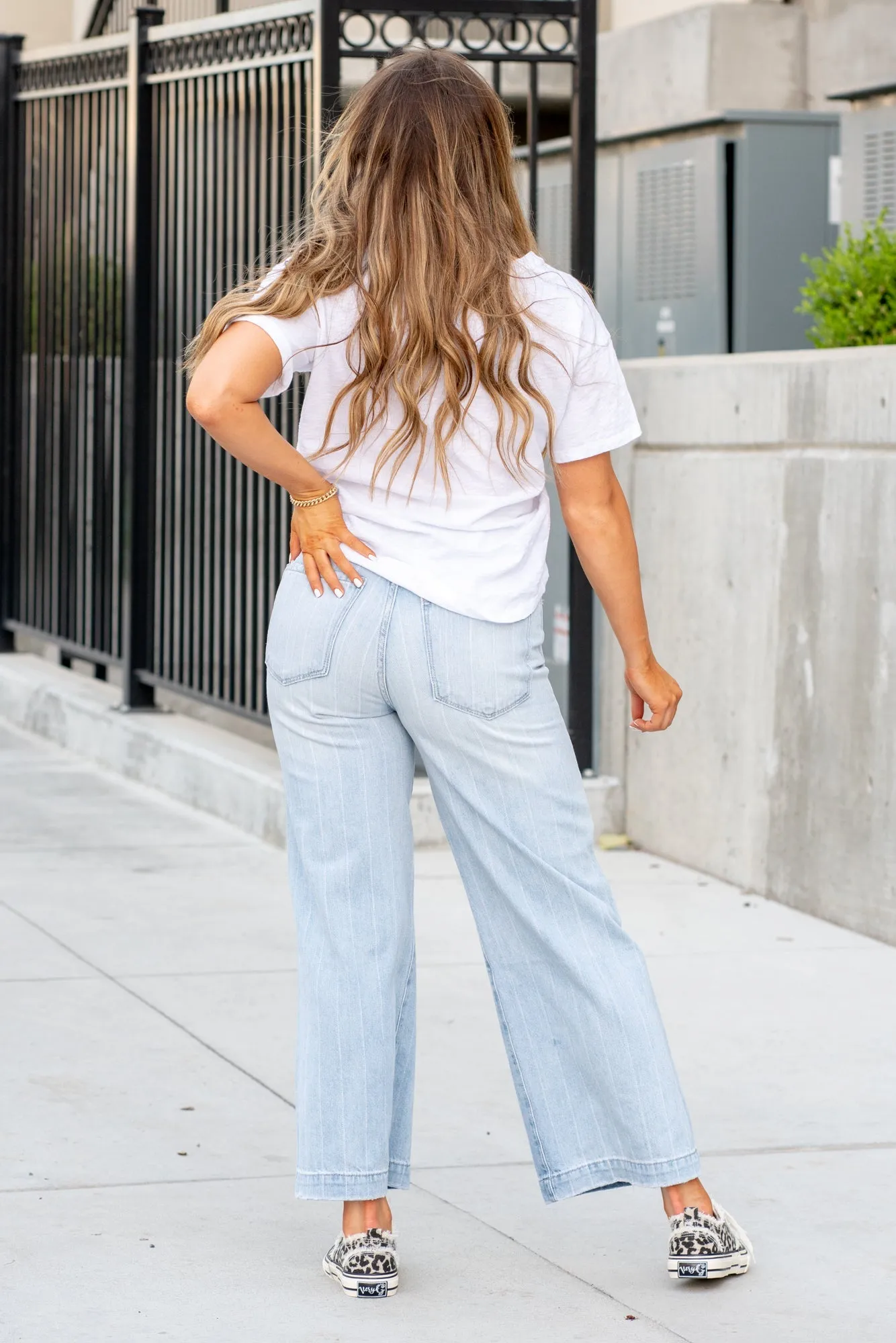 Lancaster Ultra High Rise Cropped Wide Leg