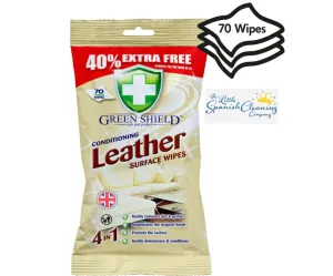 Leather Cleaning Wipes - Cars , Sofas , Footwear