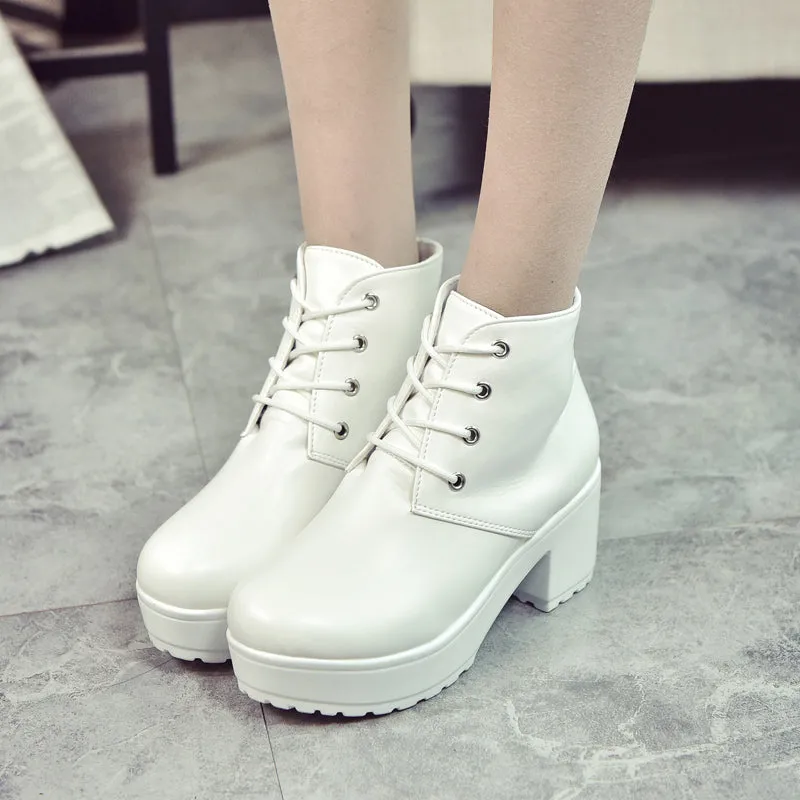 Lolita Cosplay High Heel Martin Boots YC20353