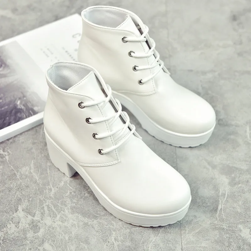 Lolita Cosplay High Heel Martin Boots YC20353