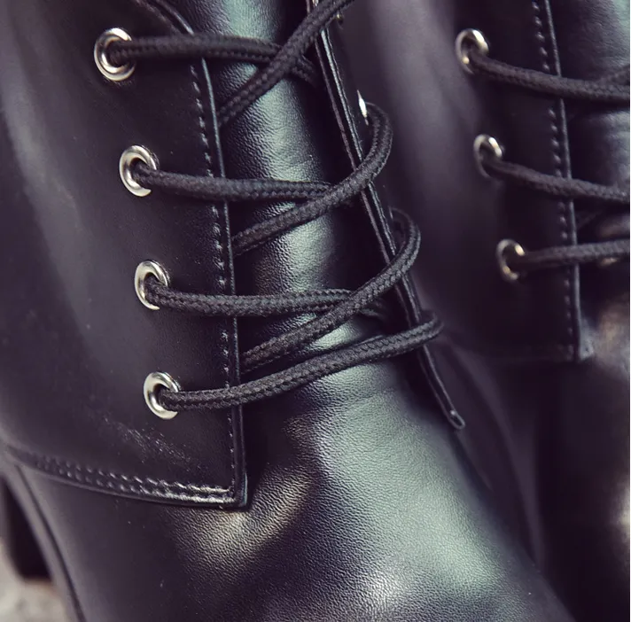 Lolita Cosplay High Heel Martin Boots YC20353
