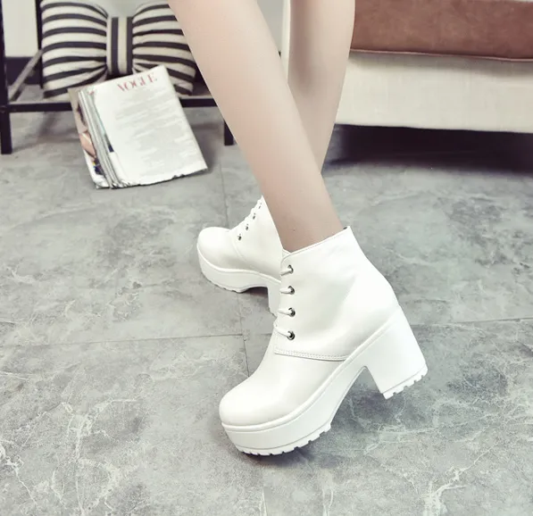 Lolita Cosplay High Heel Martin Boots YC20353