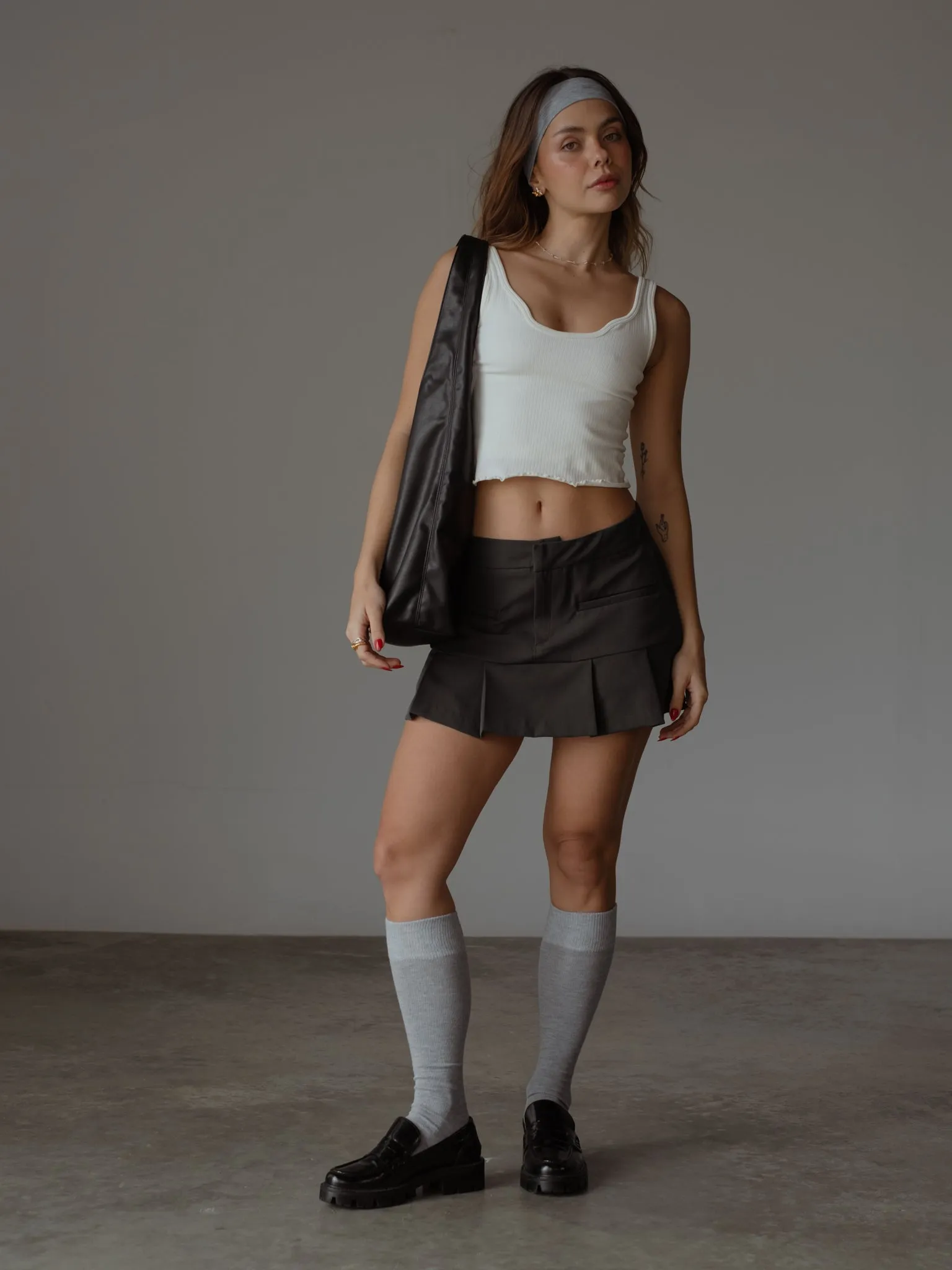 LONG SOCKS  - DARK GREY